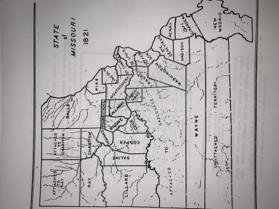 Missouri territory map